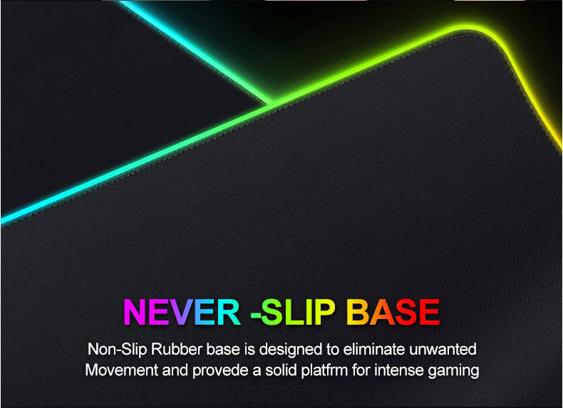 Luminous RGB Mouse Pad Colorful Game Large Size Thickened Non-slip